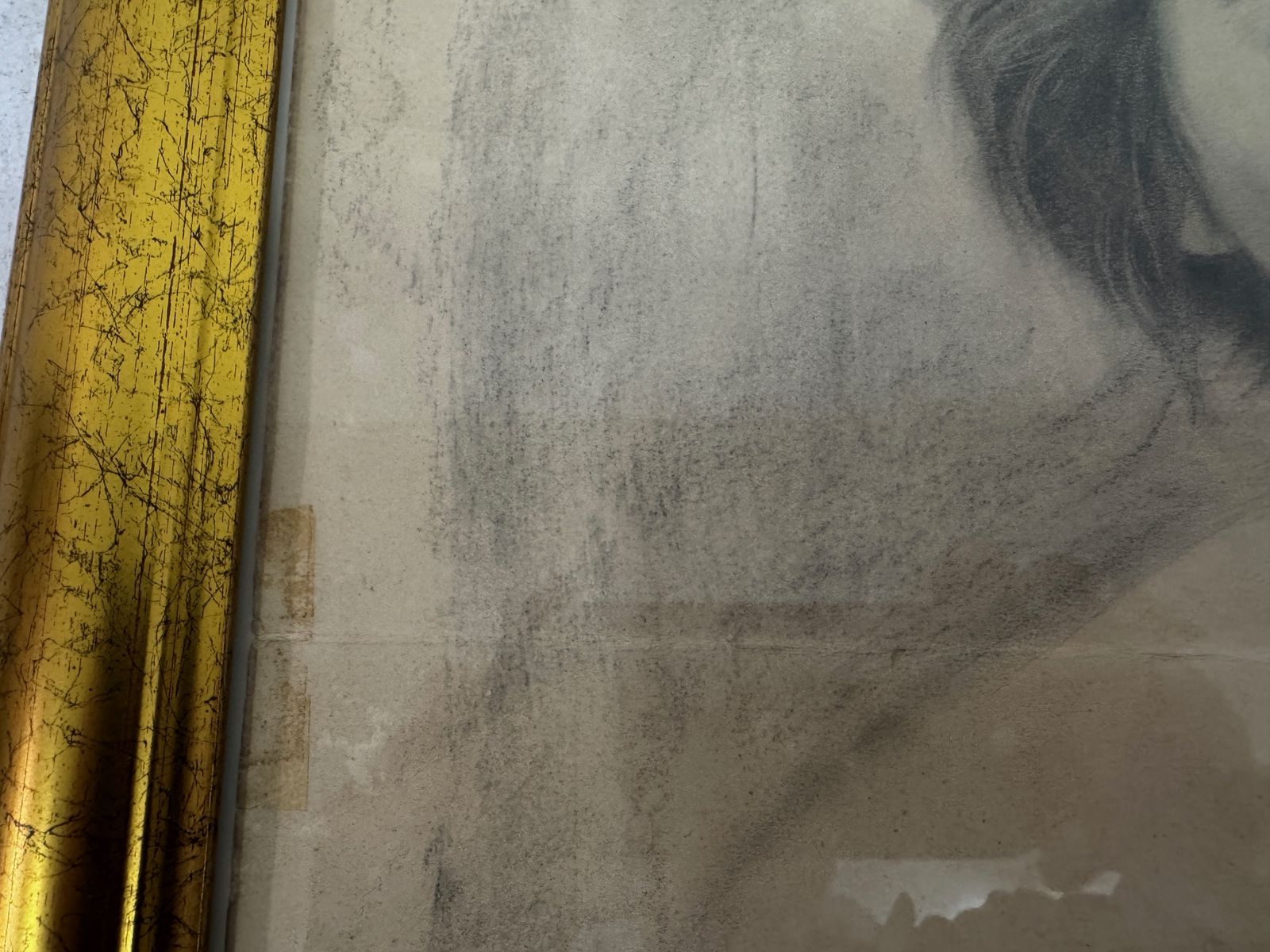 Mid Century Portrait Study Of A Young Woman, Signed And Dated Cosgrove ’57, photo vintage