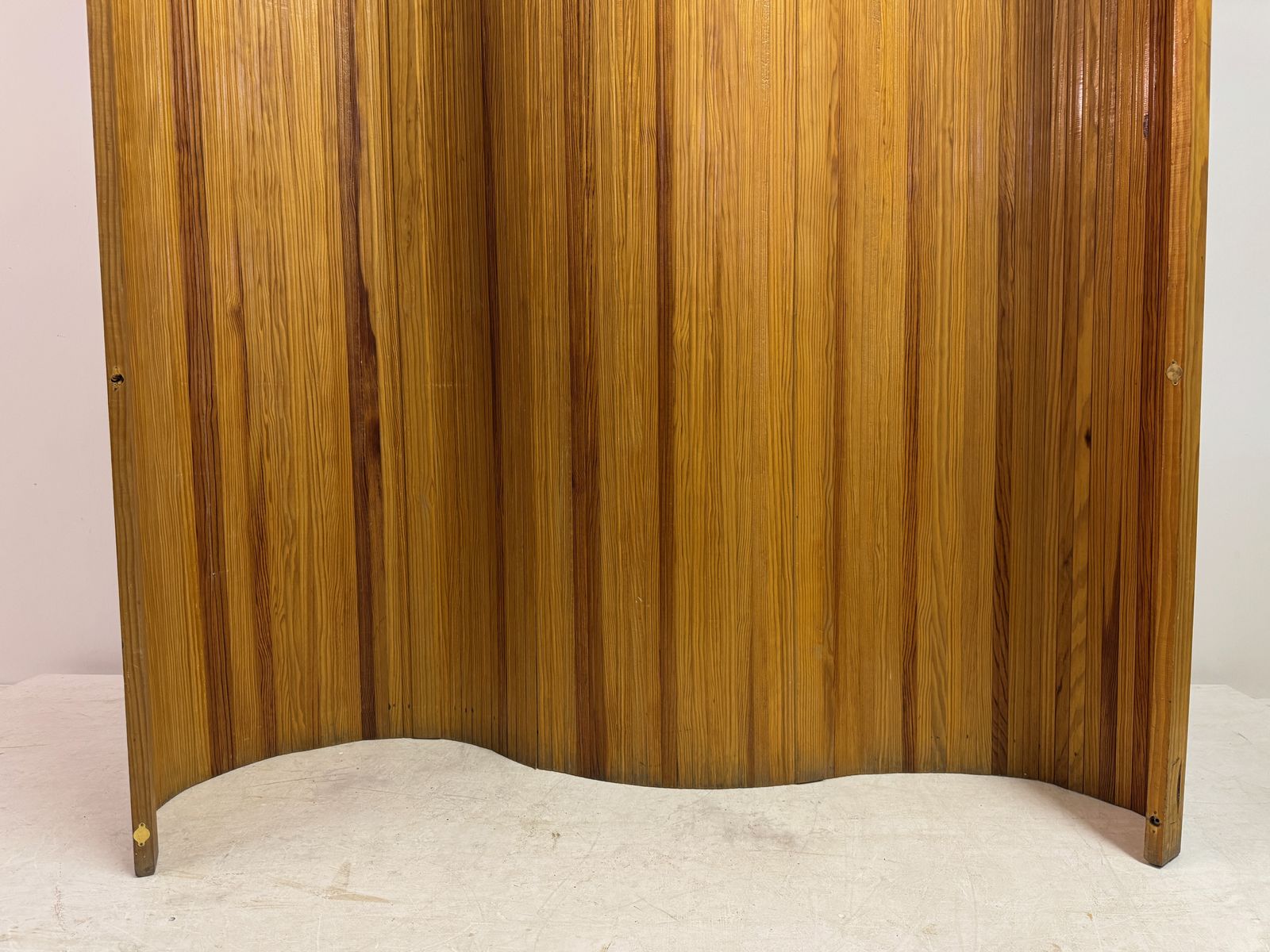 photo for sale French Art Deco Pine Screen Attributed To Baumann Fils Et Cie, Melun Paris