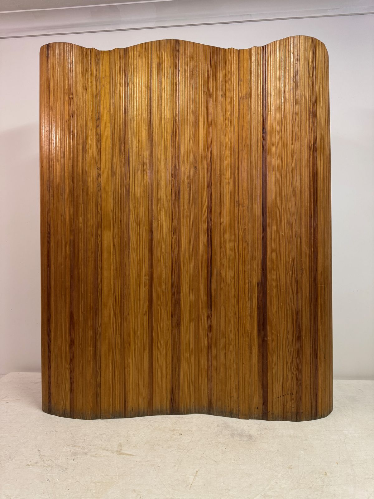 photo buy French Art Deco Pine Screen Attributed To Baumann Fils Et Cie, Melun Paris