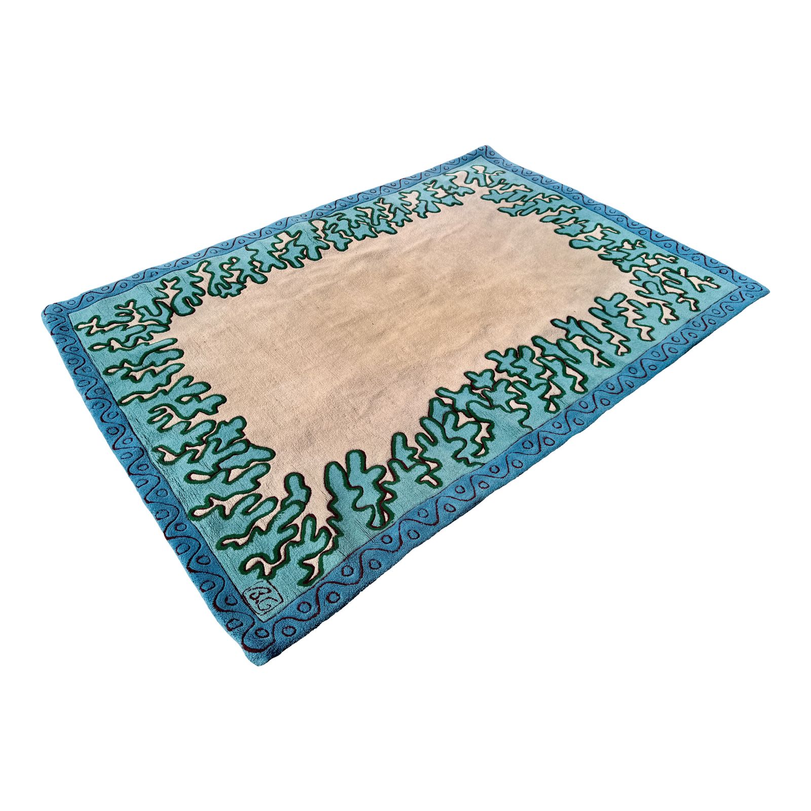 Hand Knotted Wool Poseidon Rug By Elizabeth Garouste And Mattia Bonetti