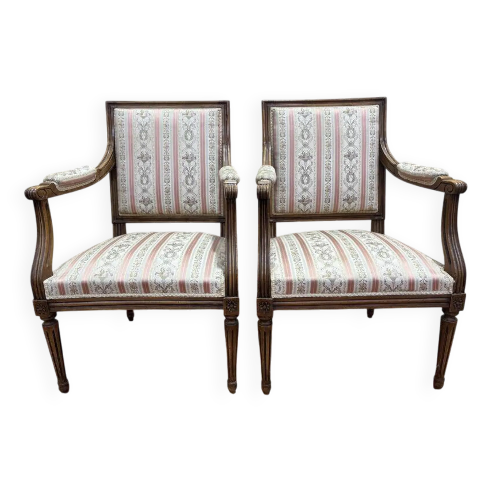 Pair Of Louis XVI Style Armchairs