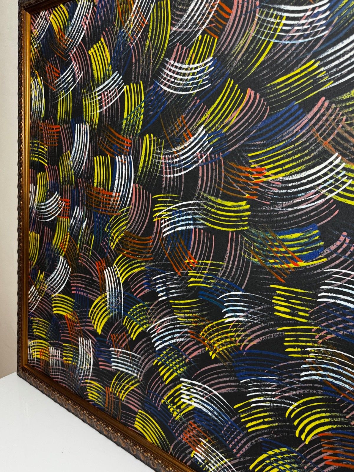 photo furniture Groot schilderij 🔥 Fire Dreaming van Jean Hudson Nampijinpa, ca. 2005