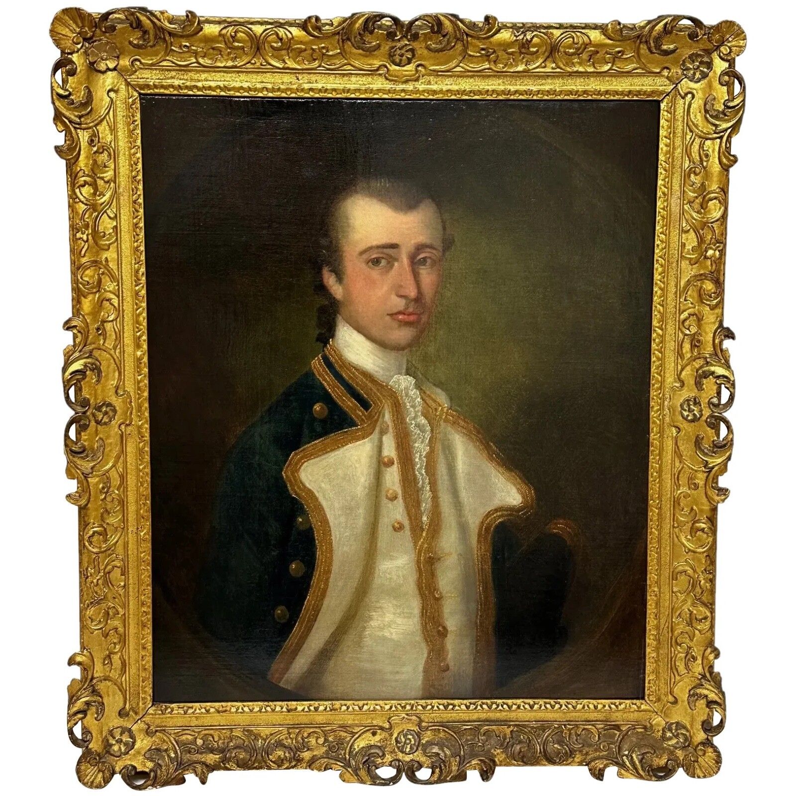 18e-eeuws olieverfportret van kapitein Sir Gamaliel Nightingale, toegeschreven aan John Simmons the Younger, ca. 1760