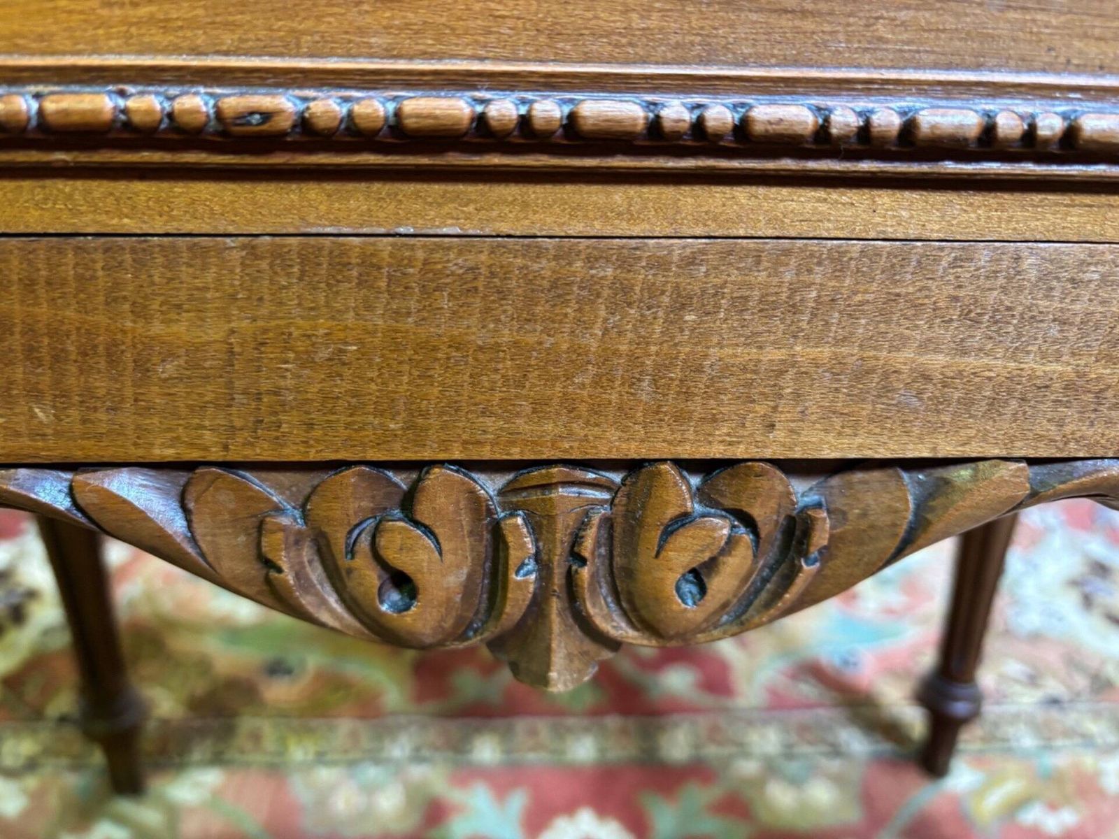 photo for sale Louis XVI Style Molded And Carved Walnut Chest Of Drawers