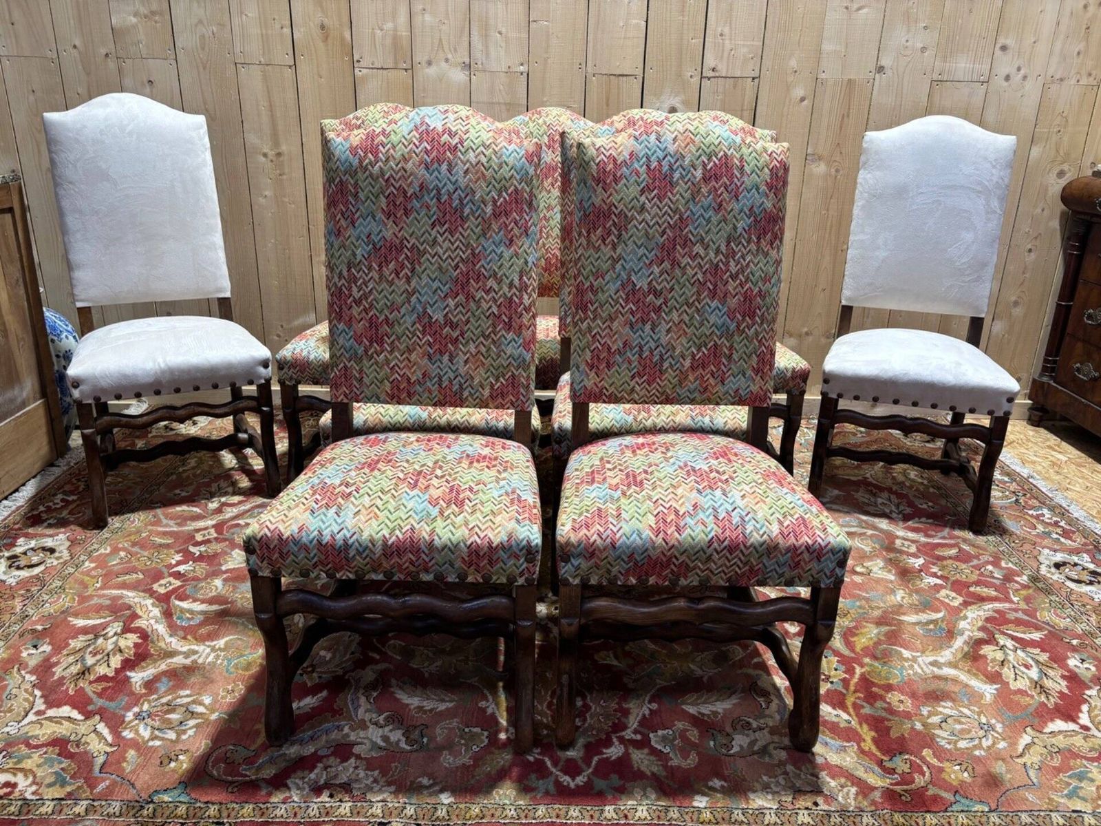 Set Of 9 Louis XIII Style Chairs photo furniture