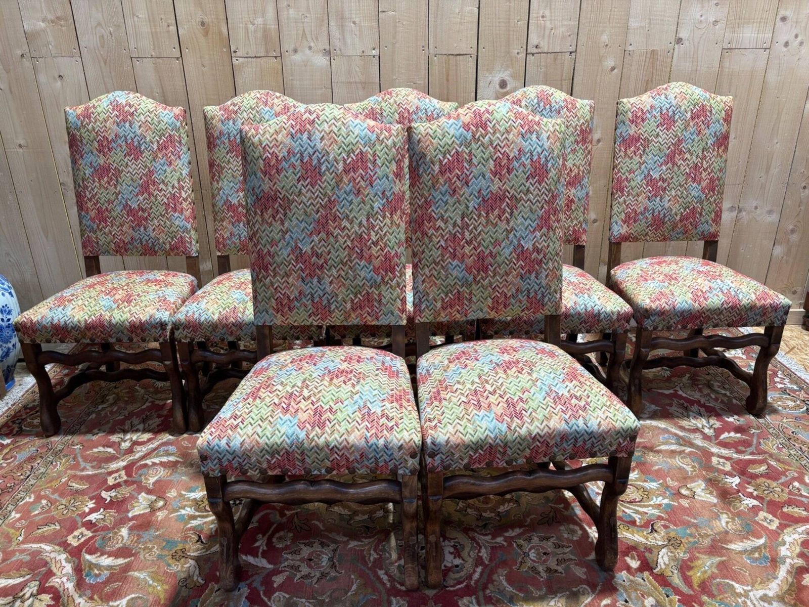 Set Of 9 Louis XIII Style Chairs photo 763.0