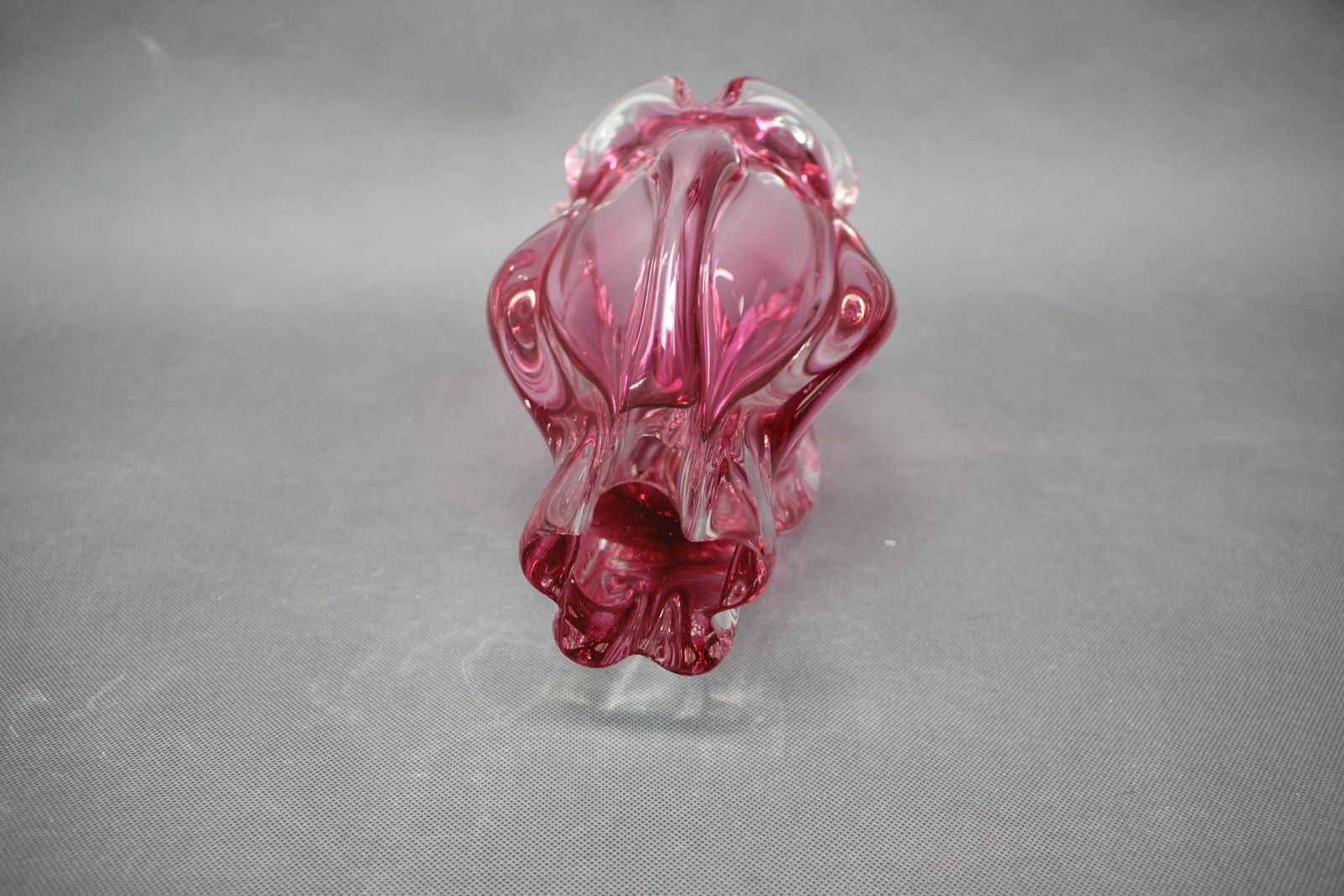 Mid Century Pink Art Glass Vase By Josef Hospodka, Czechoslovakia, 1960s photo Home Decor