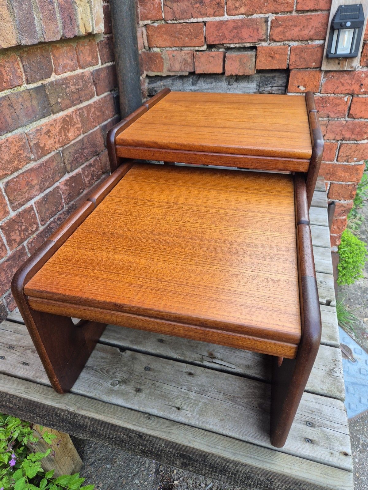Vintage / Retro / Mid Century Teak, Nest Of 2 Tables photo for sale