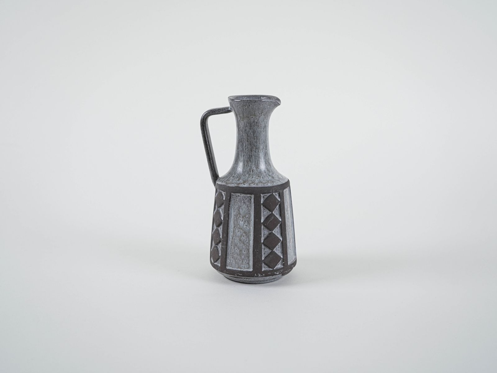 Grey Ceramic Vase, Danish Design, 1970s, Manufactured By Frank Keramik photo for sale