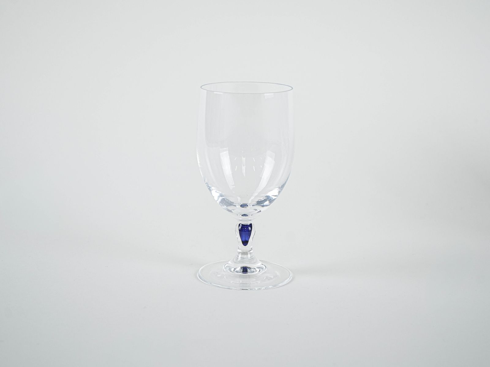 photo for sale Set Venise Saphir glazen, Frans design, jaren 1970, geproduceerd door Cristal d'Arques
