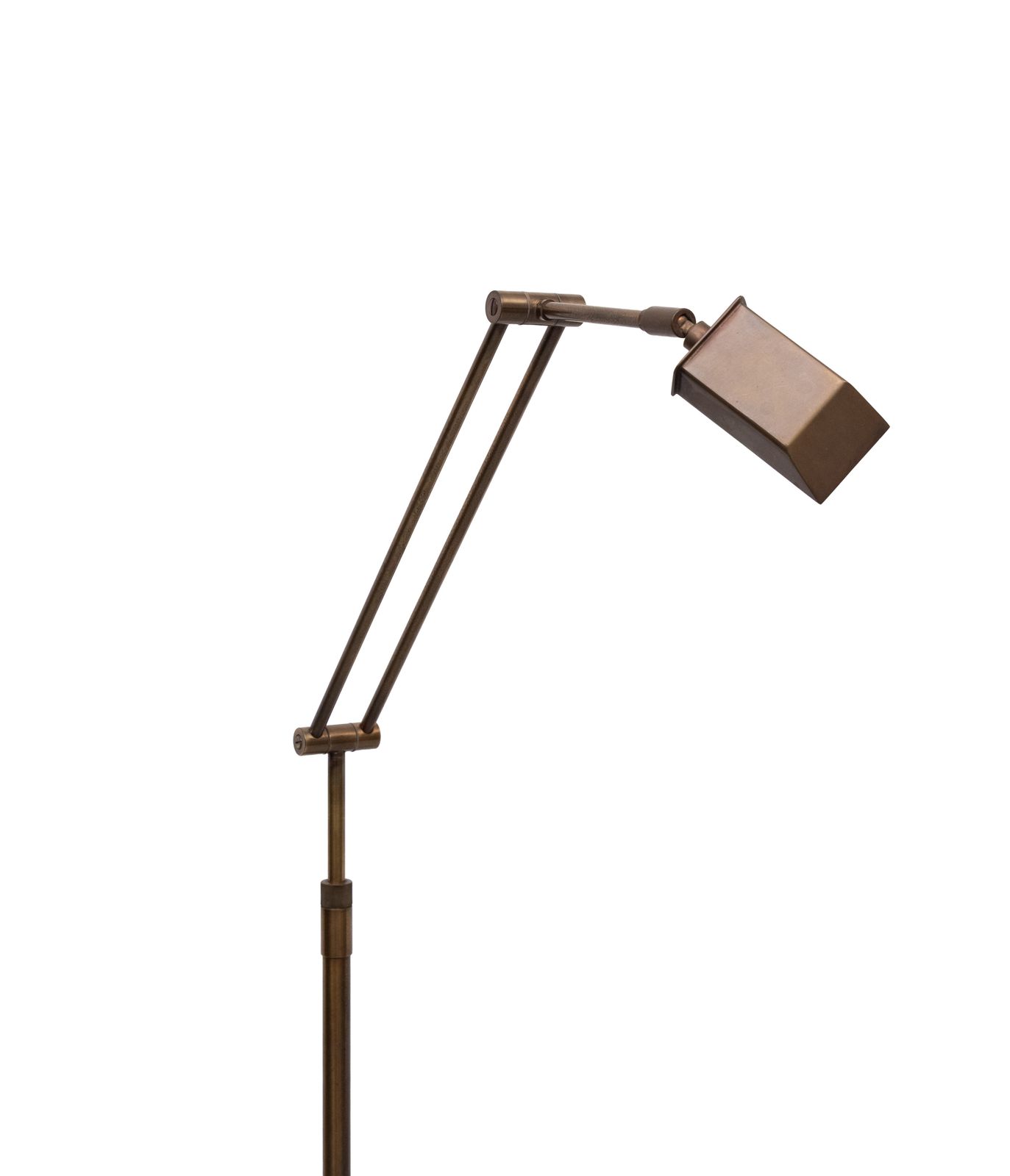 photo for sale Ben Demmers Verstelbare Bronzen Halogeenstaande Lamp, jaren 1980
