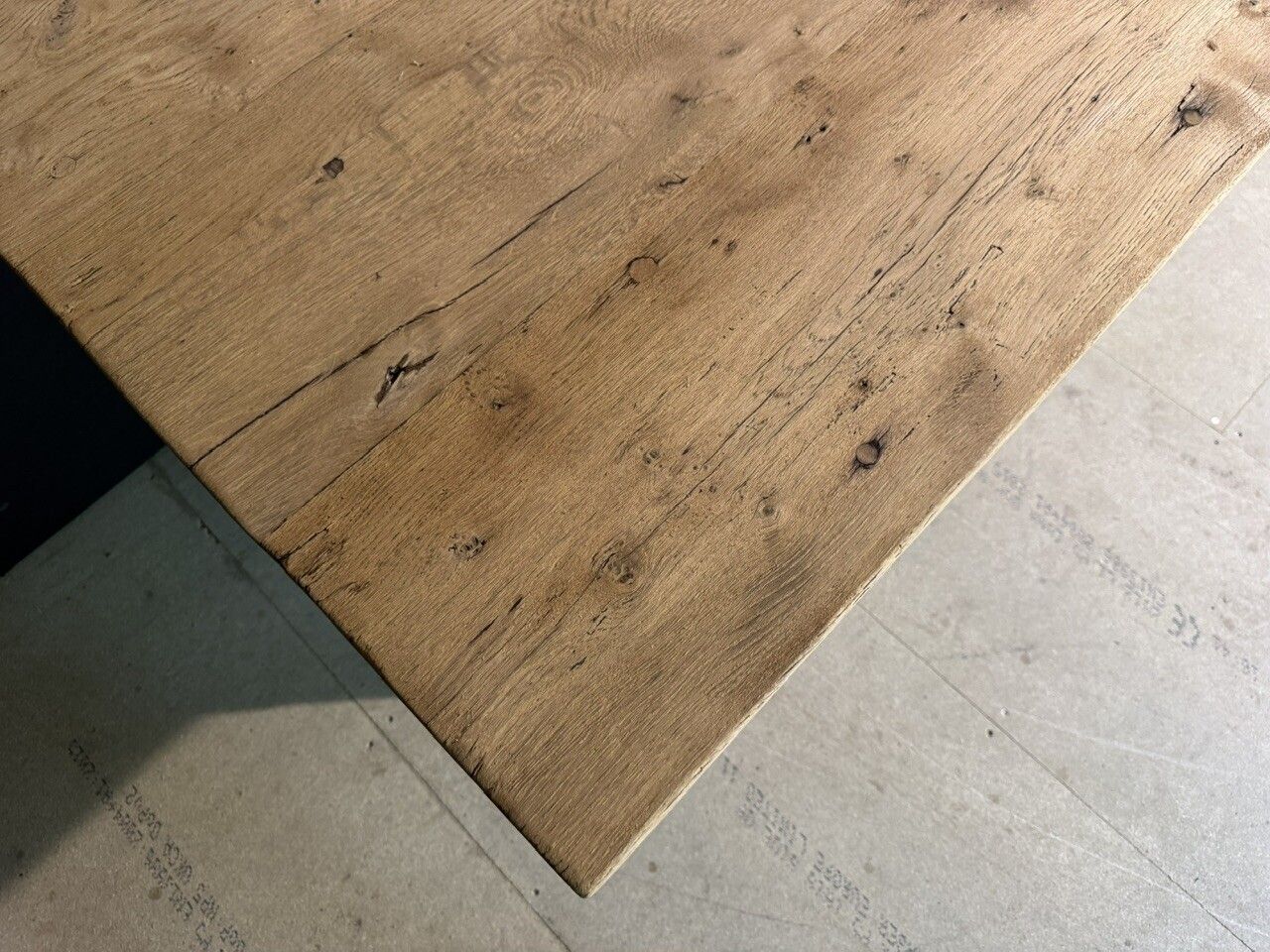 photo furniture X Legs French Oak Farmhouse Dining Table