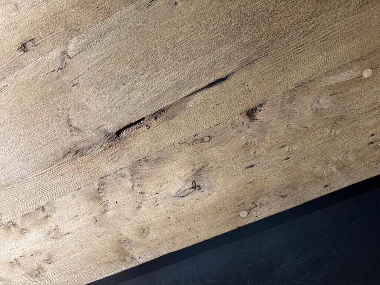 1800.0 X Legs French Oak Farmhouse Dining Table photo