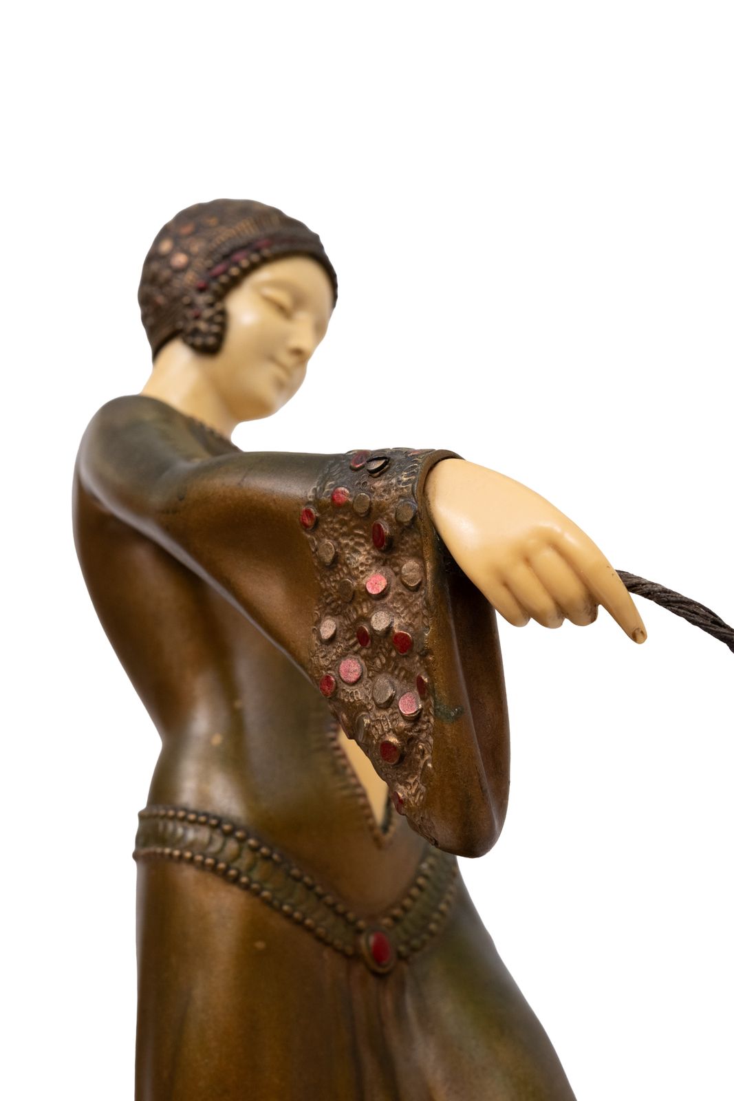 Large Impressive Art Deco Statue, “The Guardian” By Georges Gori 1920s France photo buy