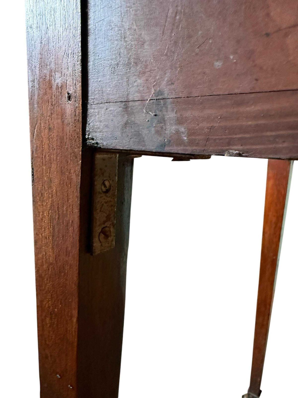 Antique Georgian Mahogany Pembroke Table, Drop Leaf Side Table, English Antique Furniture, Occasional Table With Drawer photo vintage