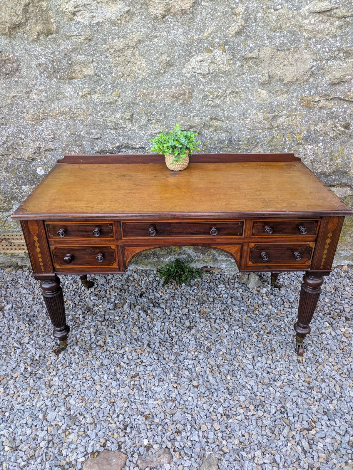 Antique Mahogany Edwards And Roberts Desk