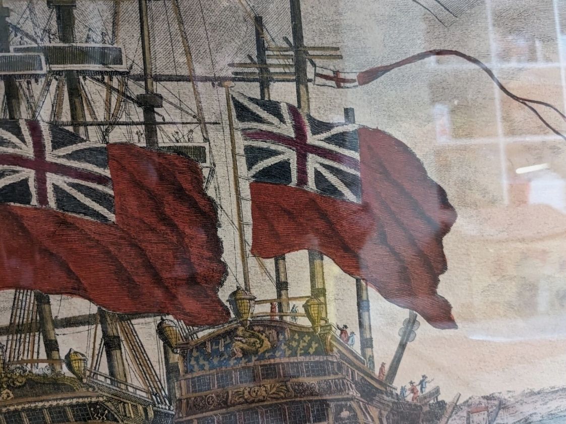 photo furniture View Of The 'Terrible', 'Neptune' & 'Severn'r. Shortprint. British Royal Navy