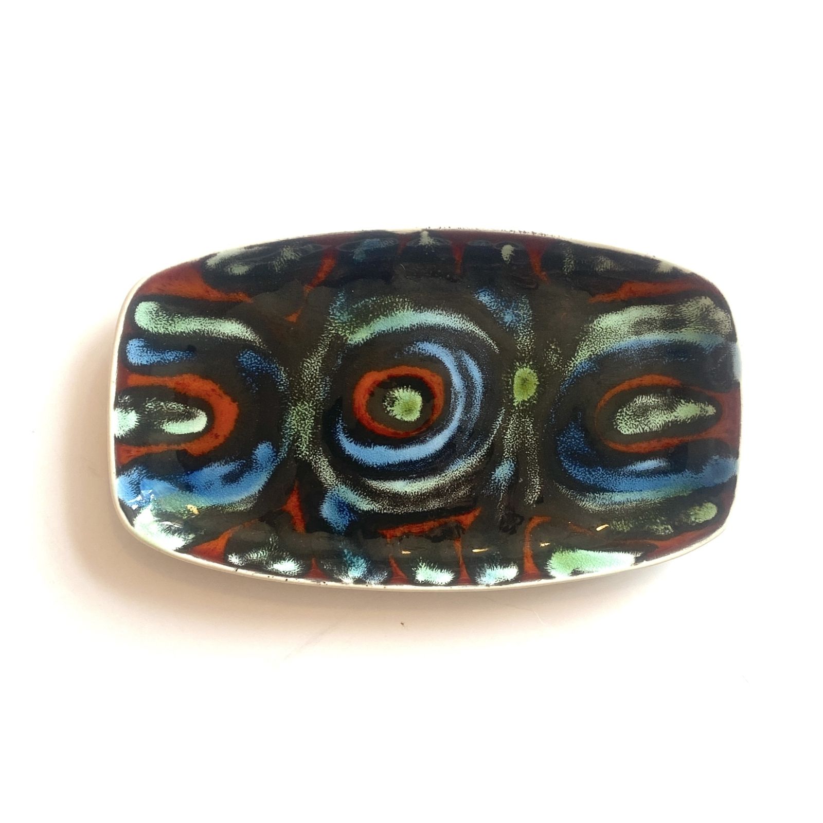 Poole Pottery Delphis Pin Dish By Jean Millership, Shape 361, Mid Century Modern Ceramics