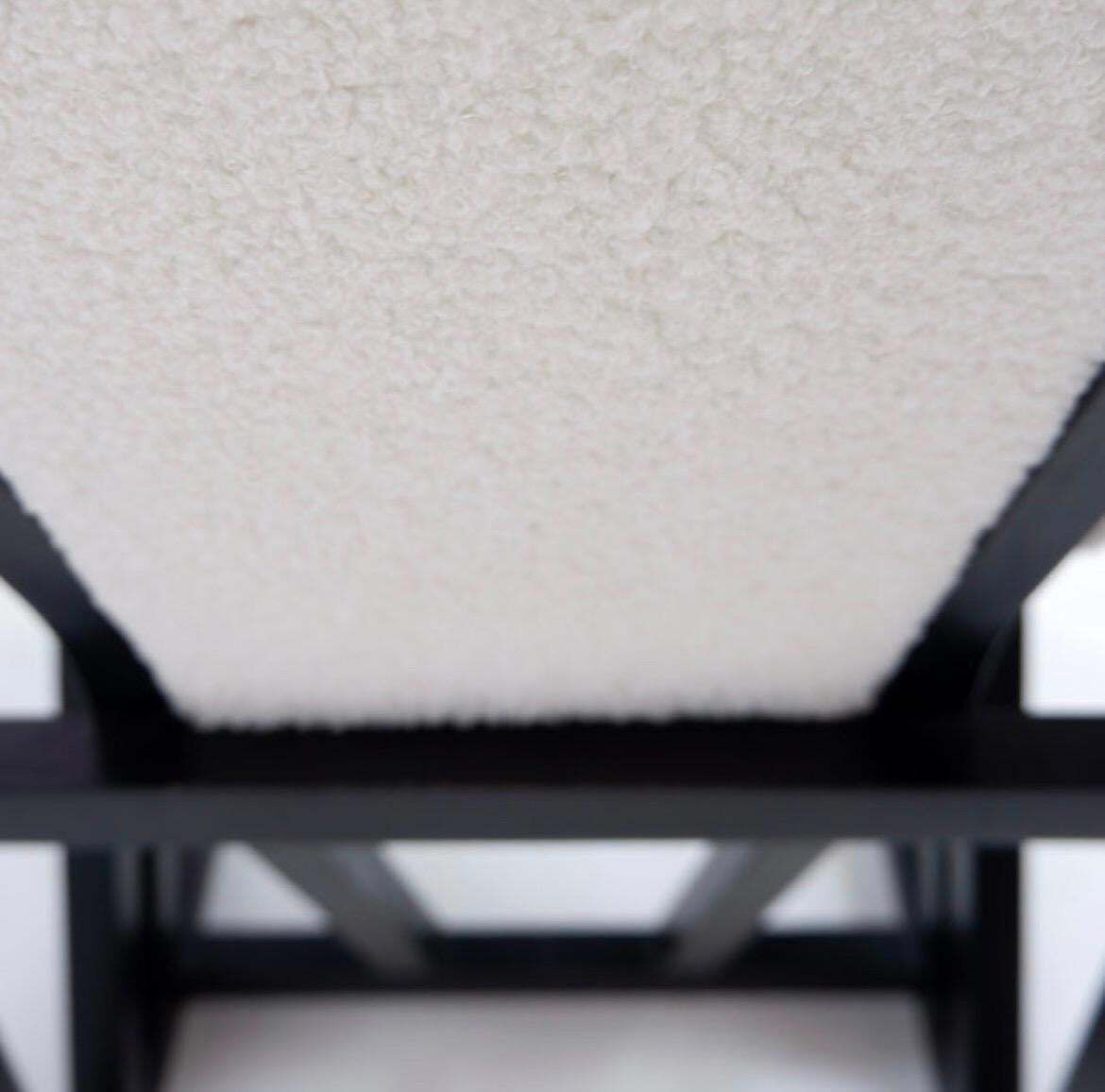 "Contrast" Armchair By Pascal Mourgue   1982   Faux Sheepskin New Upholstery photo Furniture