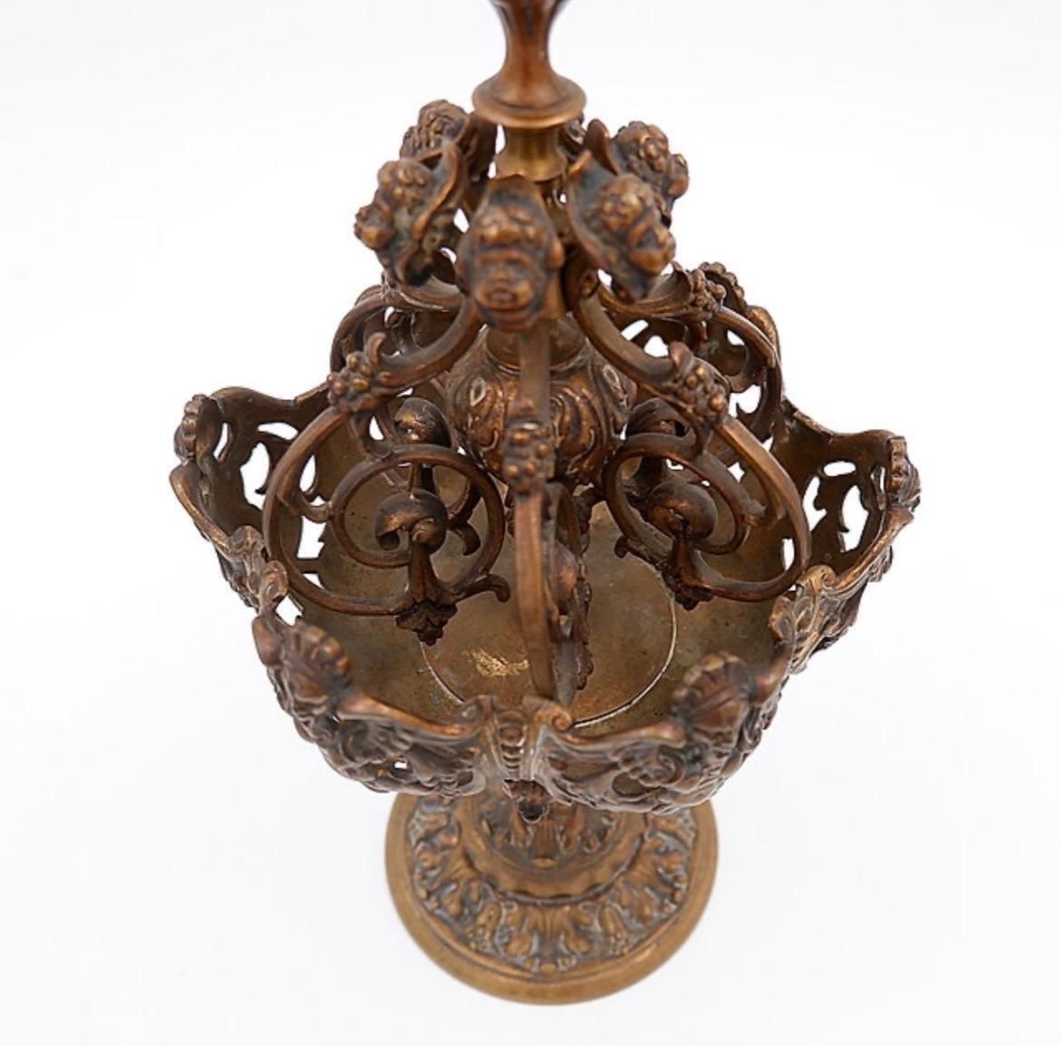 Mid Century Bronze Abstract Sculpture In Belle époque Style, 31.5 Cm photo vinterior