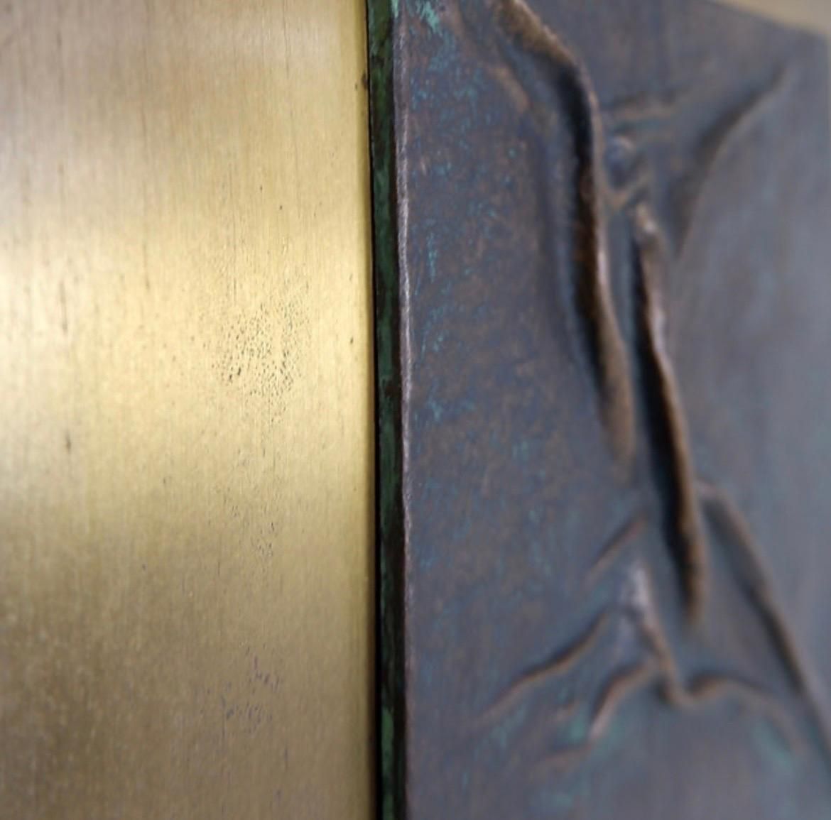 "Salto" Pilar De La Vega Martinez Bronze Sculpture On Panel photo buy
