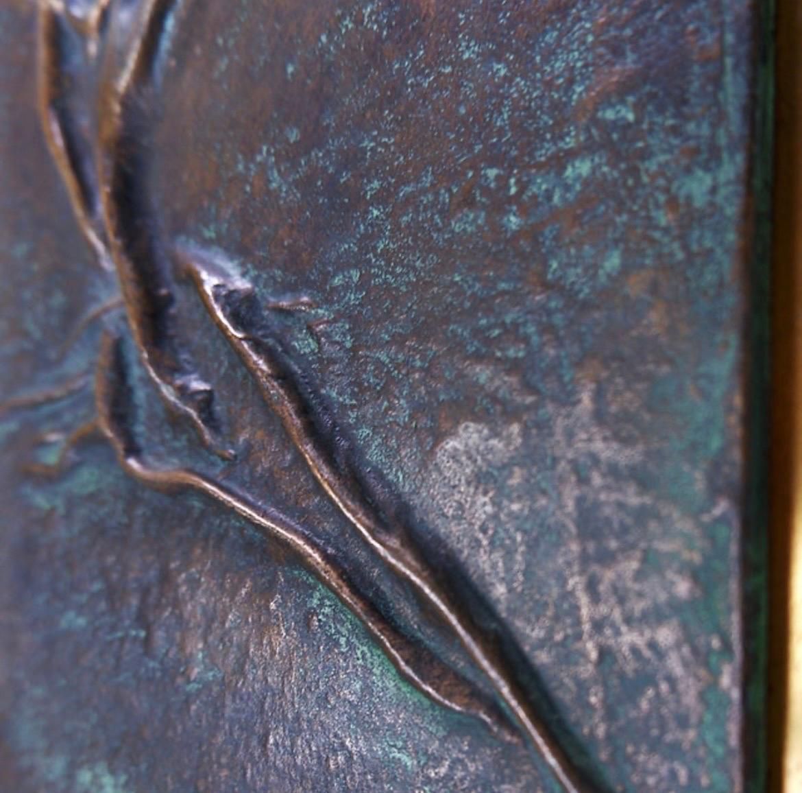 photo furniture "Salto" Pilar De La Vega Martinez Bronze Sculpture On Panel
