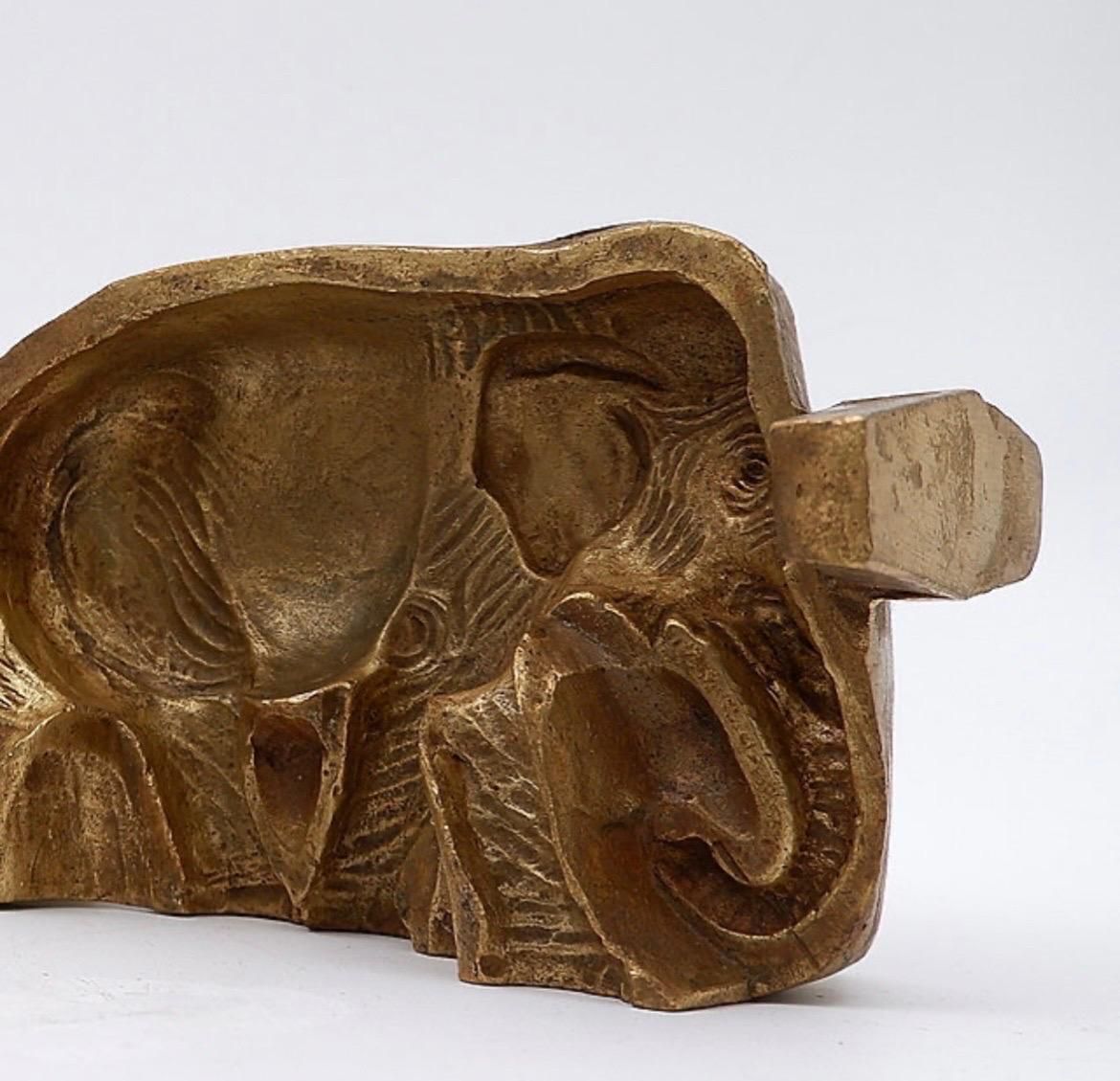 Art Bronze Foundry Mold Sculpture, Curiosity Cabinet, Vintage Art, 1980 photo