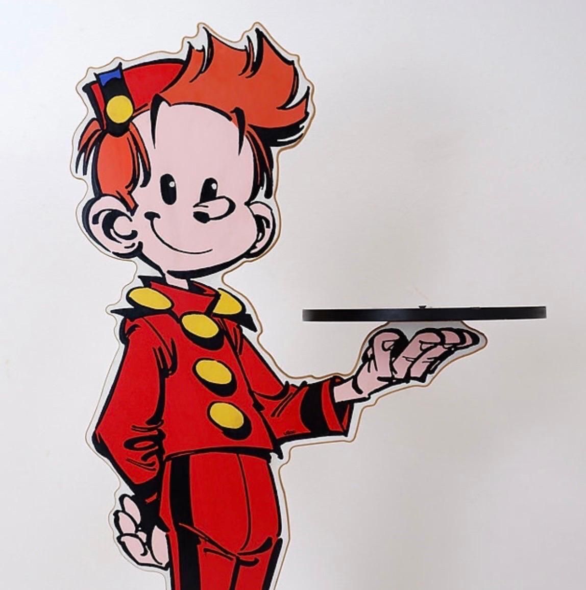 Franquin/Spirou Display With A Tray. Publisher By Vilac 1994. photo furniture