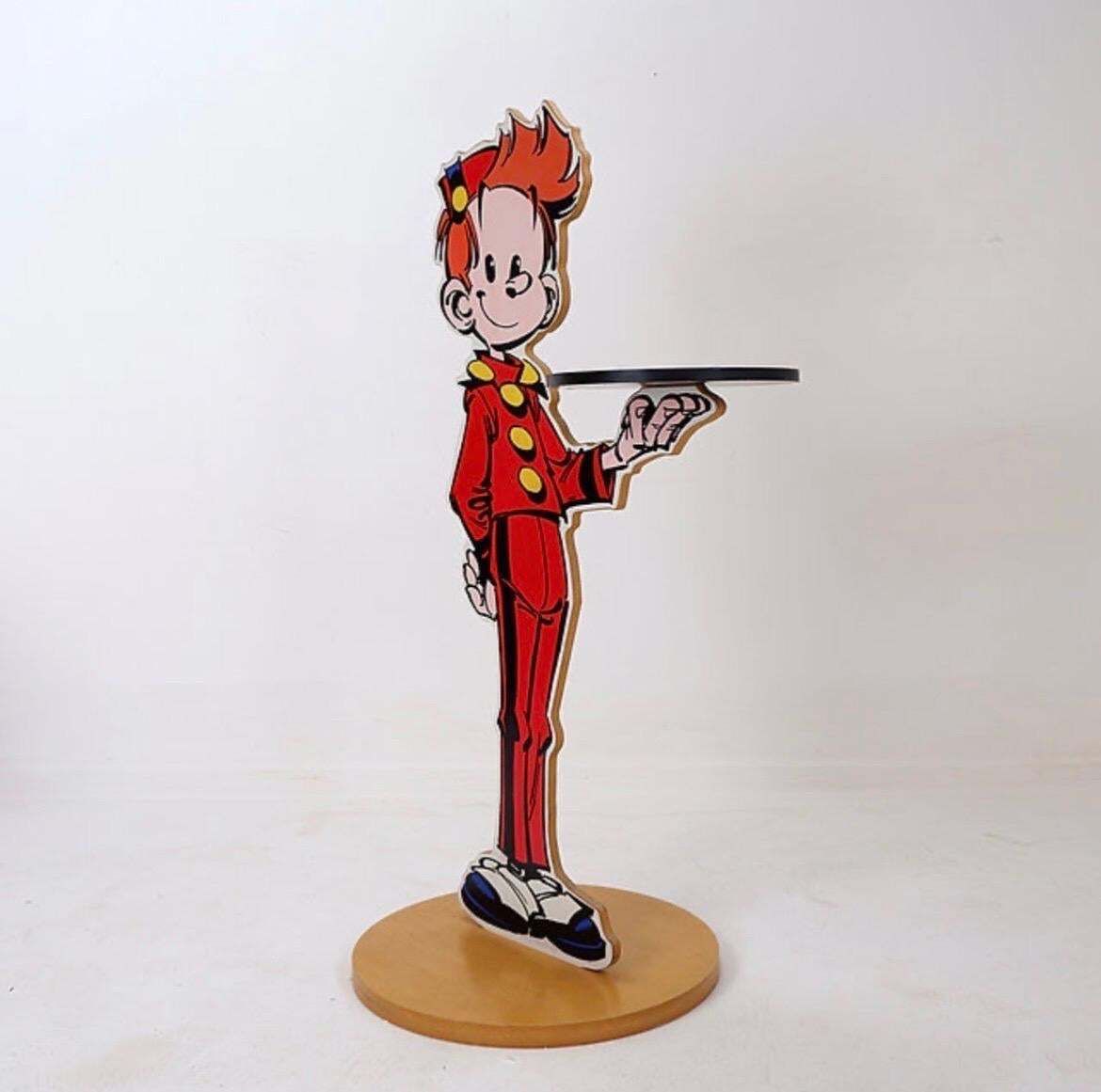 Franquin/Spirou Display With A Tray. Publisher By Vilac 1994. photo Art