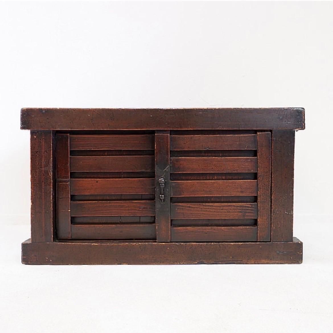 Mid 20th Century Japanese Todana Tansu, Softwood, Minimalist Design photo furniture