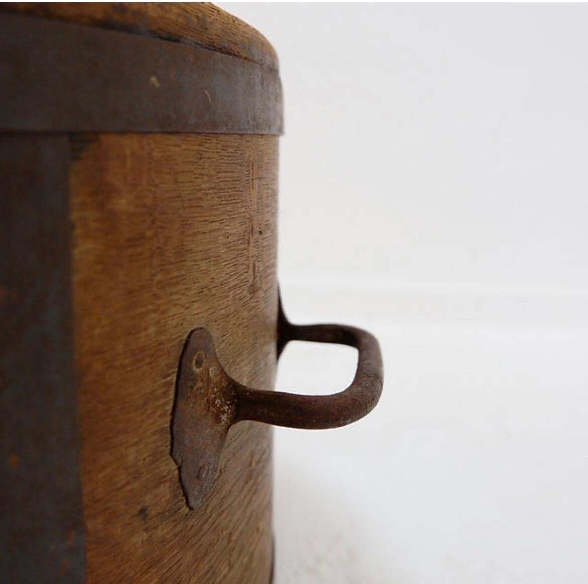 19th Century Antique Boisseau Decorative Bowl, Hardwood, France photo for sale