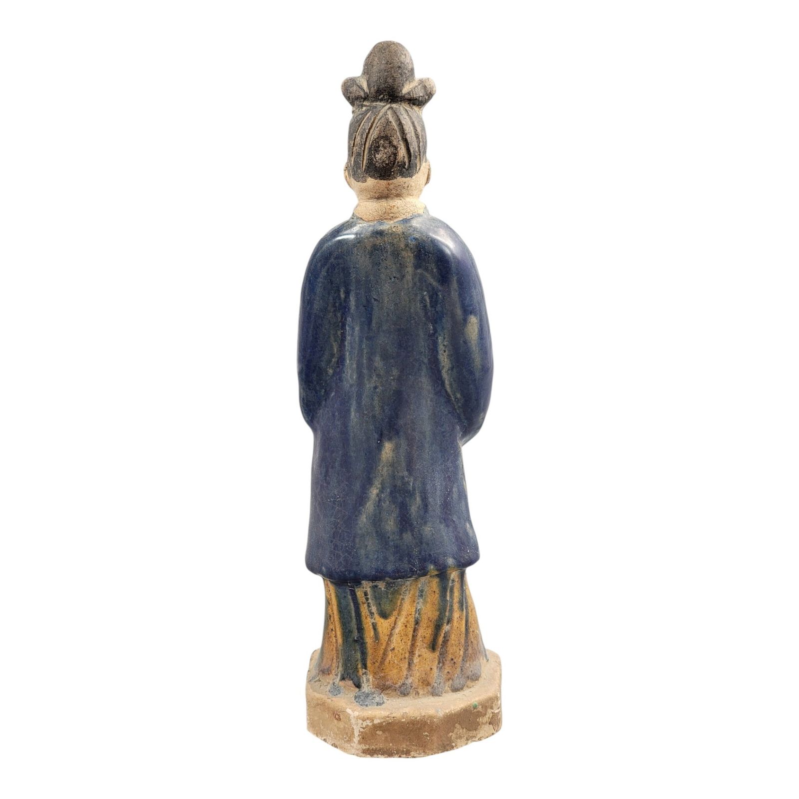 Chinese Tang-dynastie sancai geglazuurde grafbeeldje, ca. 7e-8e eeuw photo Kunst