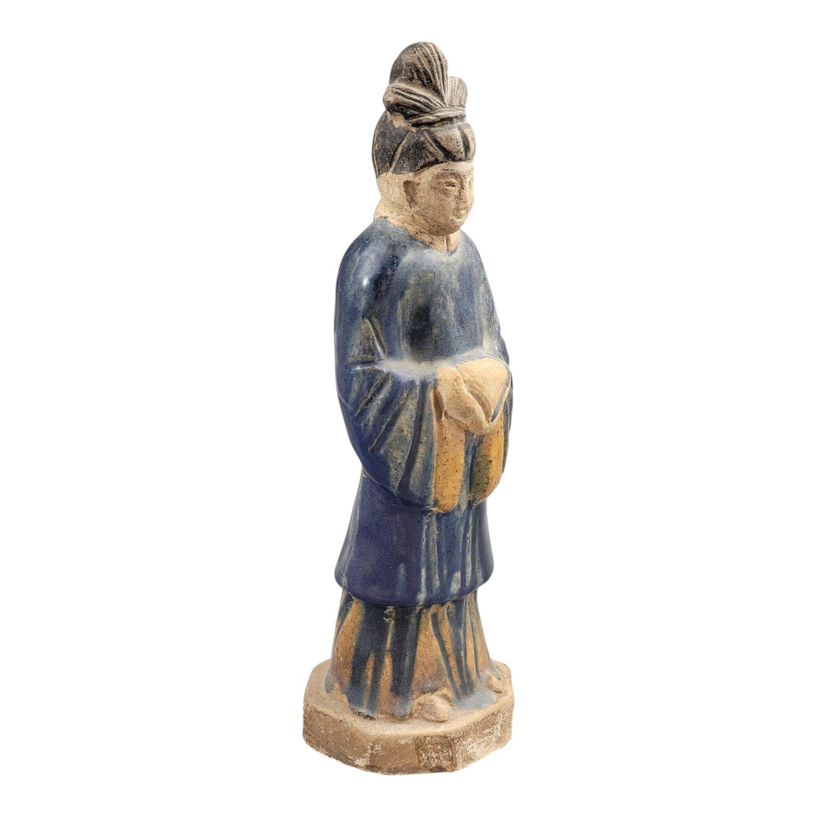 Chinese Tang-dynastie sancai geglazuurde grafbeeldje, ca. 7e-8e eeuw photo vinterior