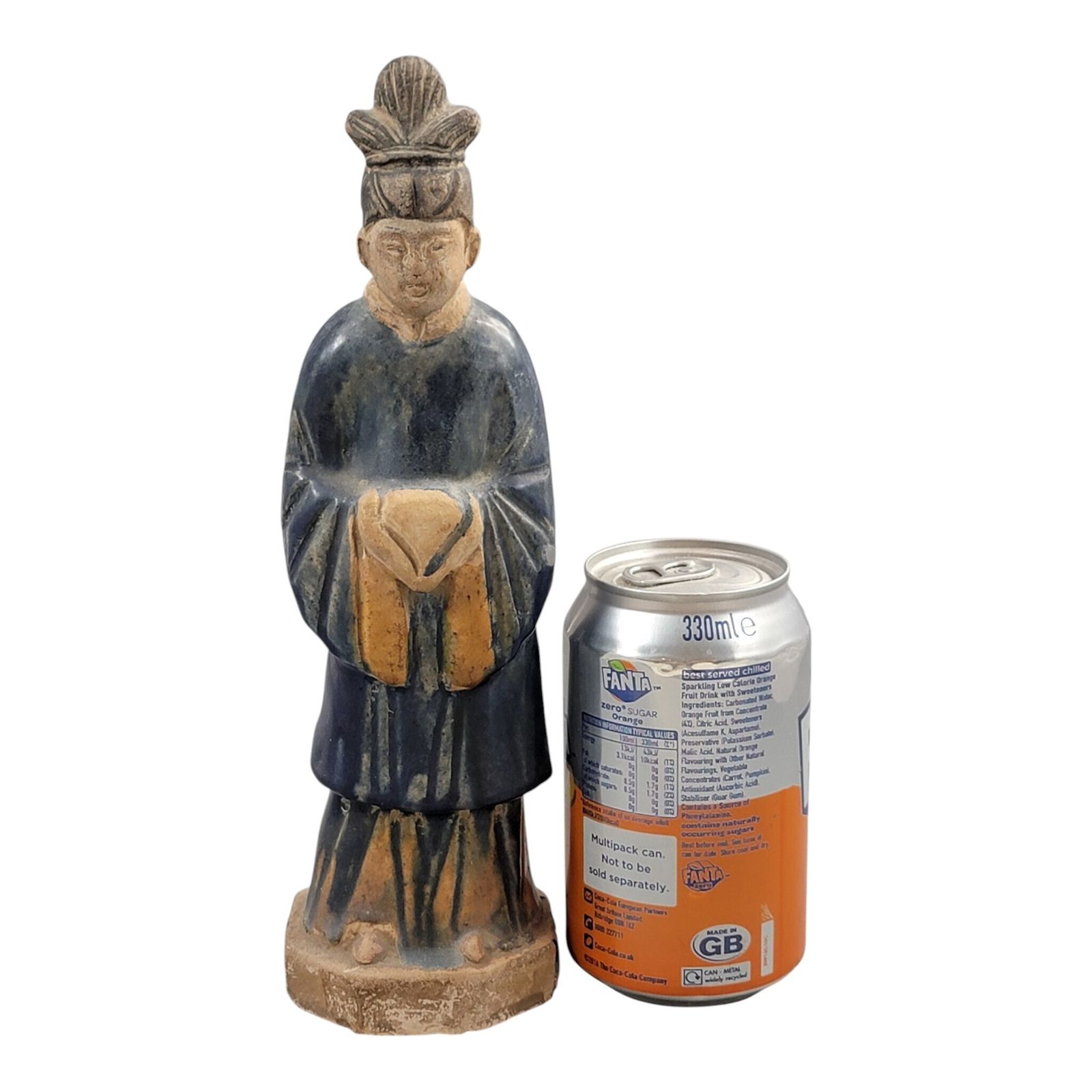 photo for sale Chinese Tang-dynastie sancai geglazuurde grafbeeldje, ca. 7e-8e eeuw