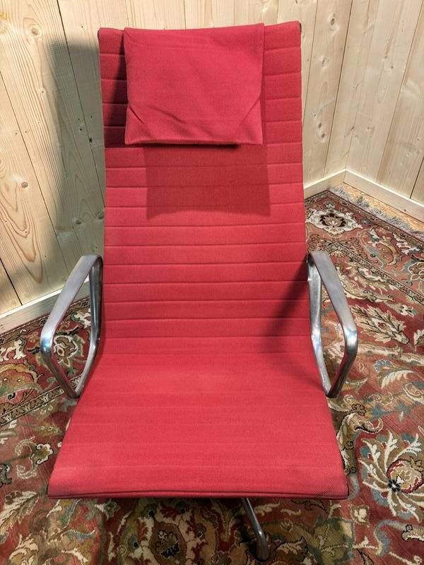 Charles Eames Bauhaus Aluminum Armchair And Ottoman photo buy