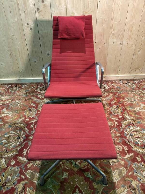 photo buy Charles Eames Bauhaus Aluminum Armchair And Ottoman