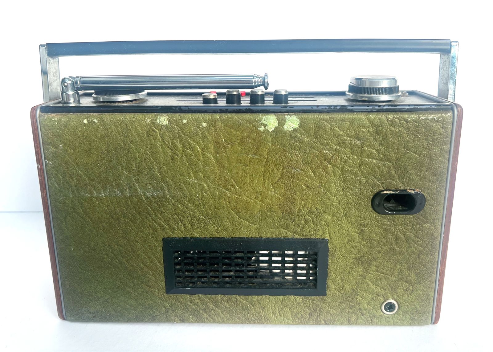 1980's Roberts R24 Am/Pm Portable Transistor Mains/Battery Radio  Green photo Home Decor