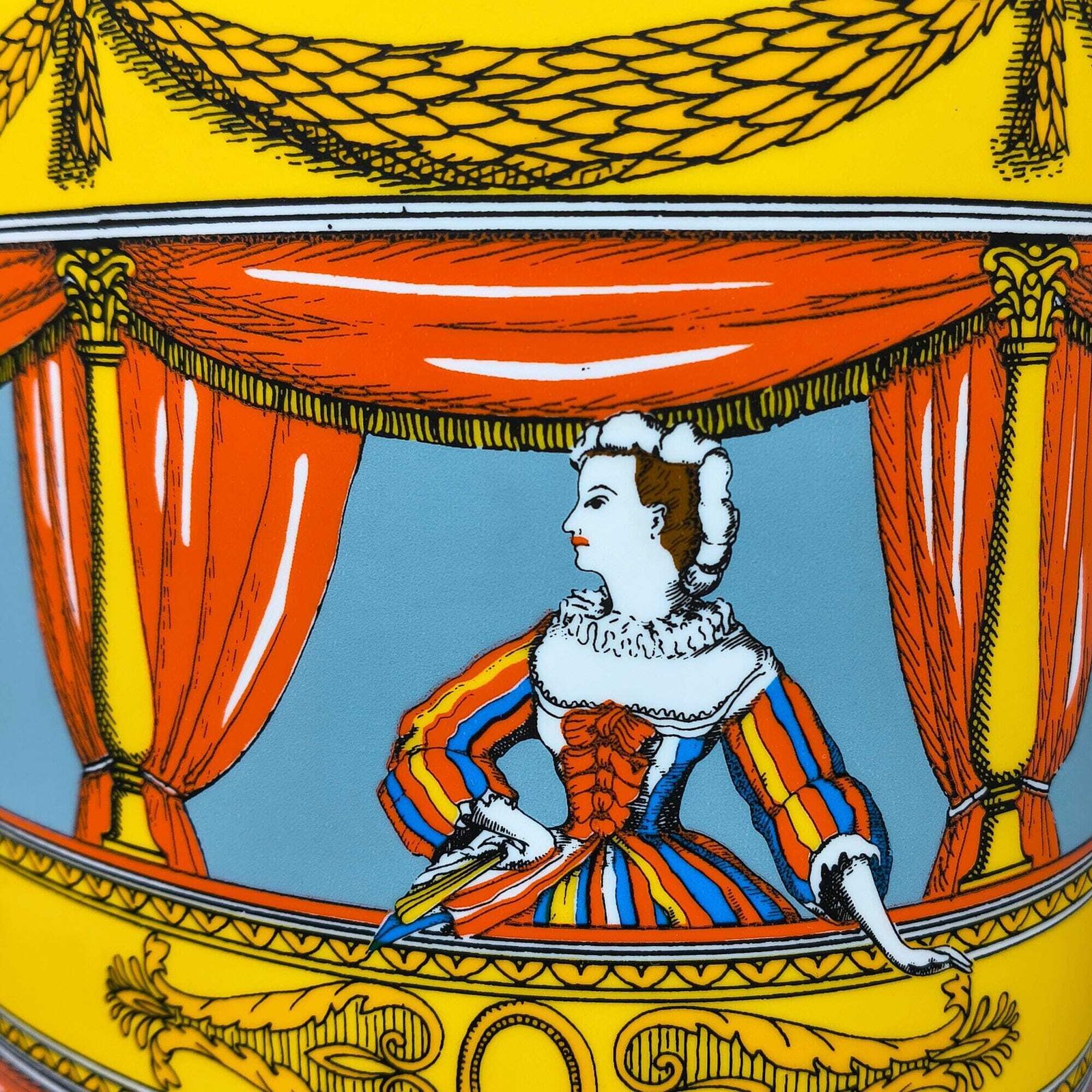 441.0 Lampe de table « Commedia Dell'Arte » années 1990, par Piero Fornasetti pour Antonangeli. photo