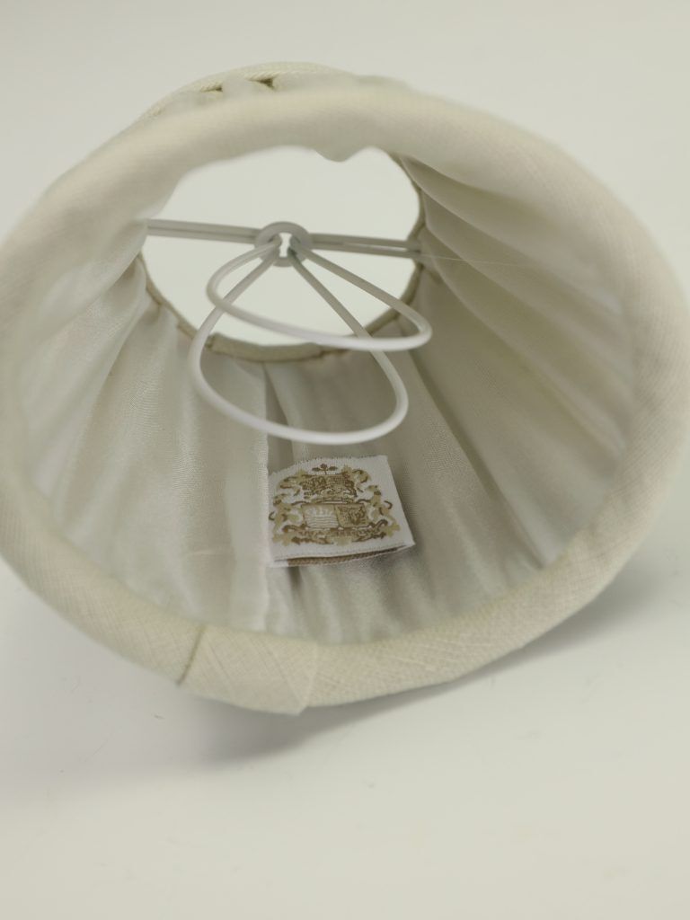 Mini Clip On Candelabra Lampshade – Natural | Handmade In The Uk photo vinterior