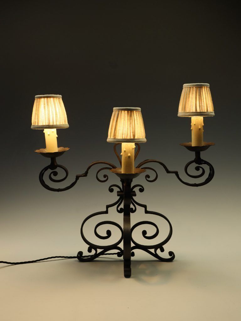 photo for sale Mini Clip On Candelabra Lampshade – Natural | Handmade In The Uk