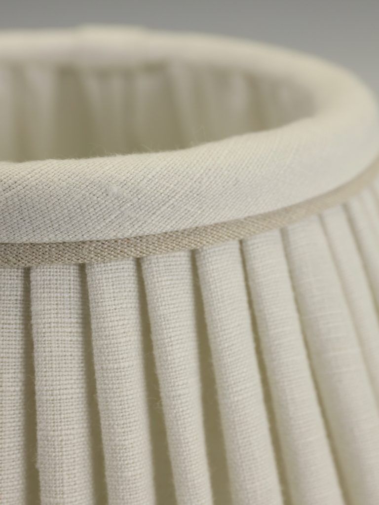 Small Empire Lampshade – Ecru With Stucco | Handmade In The Uk photo Lighting