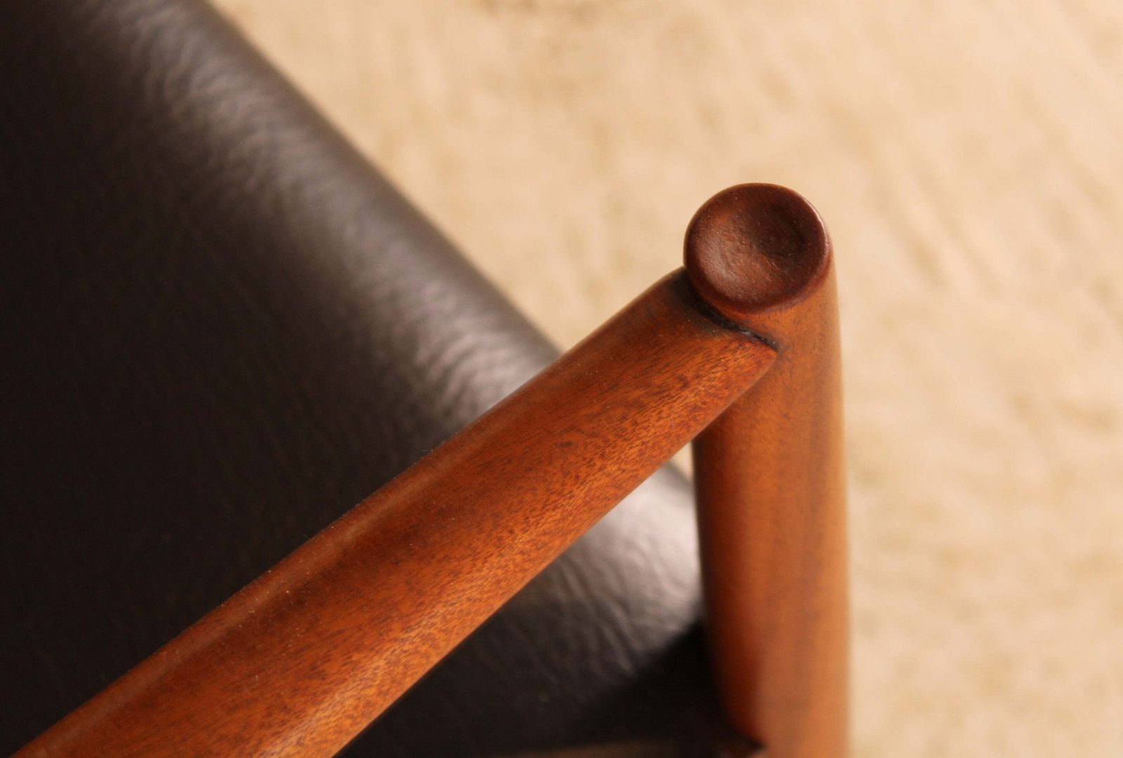 Set Of 6 Mid Century Teak Dining Chairs By McIntosh, Circa 1960s photo vintage