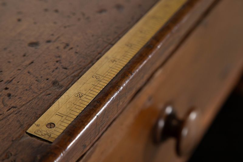 photo for sale Monumental 19thc English Walnut Top Ebonised Pine Haberdashery Shop Counter