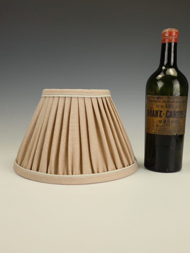 Small Empire Lampshade – Blush With Natural | Handmade In The Uk photo for sale