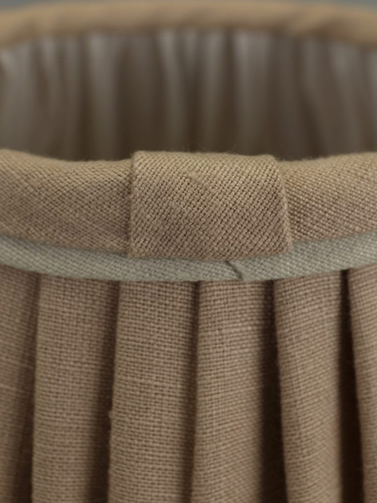 Small Empire Lampshade – Blush With Natural | Handmade In The Uk photo buy
