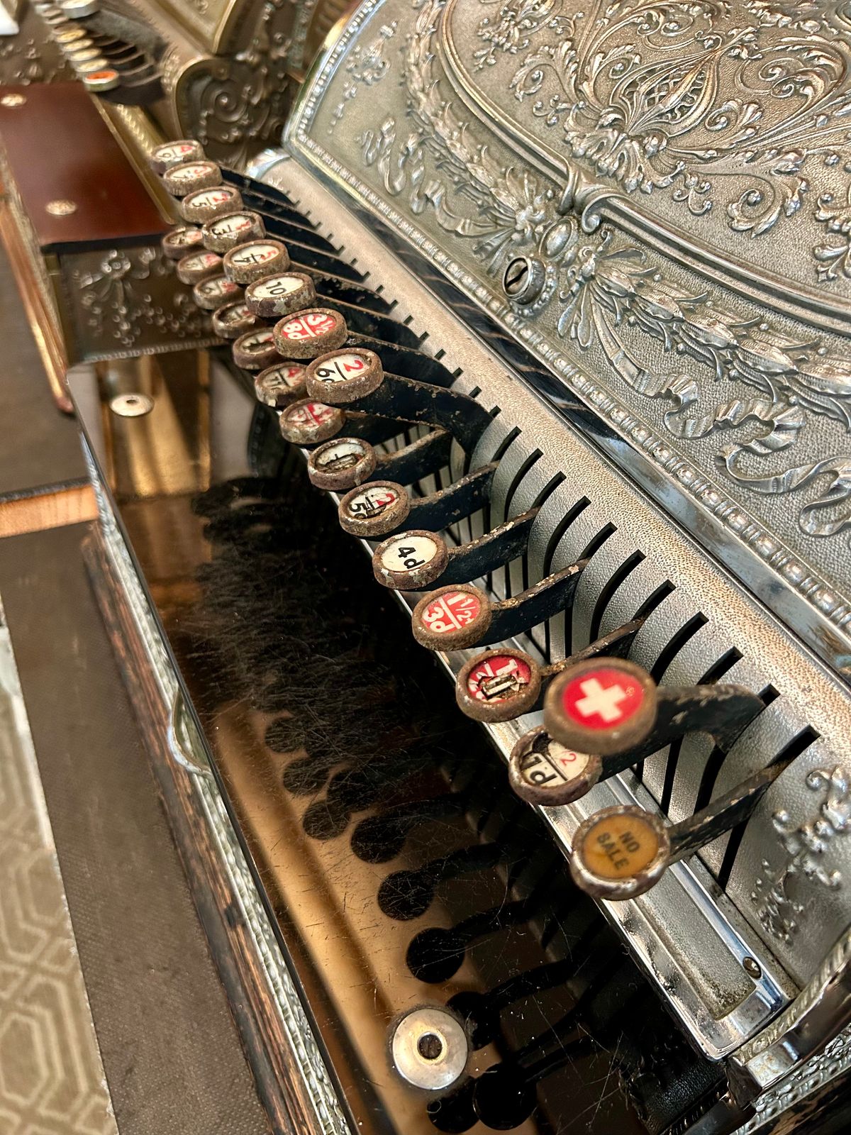 Chrome National Cash Register, Dayton Ohio 1913 photo for sale