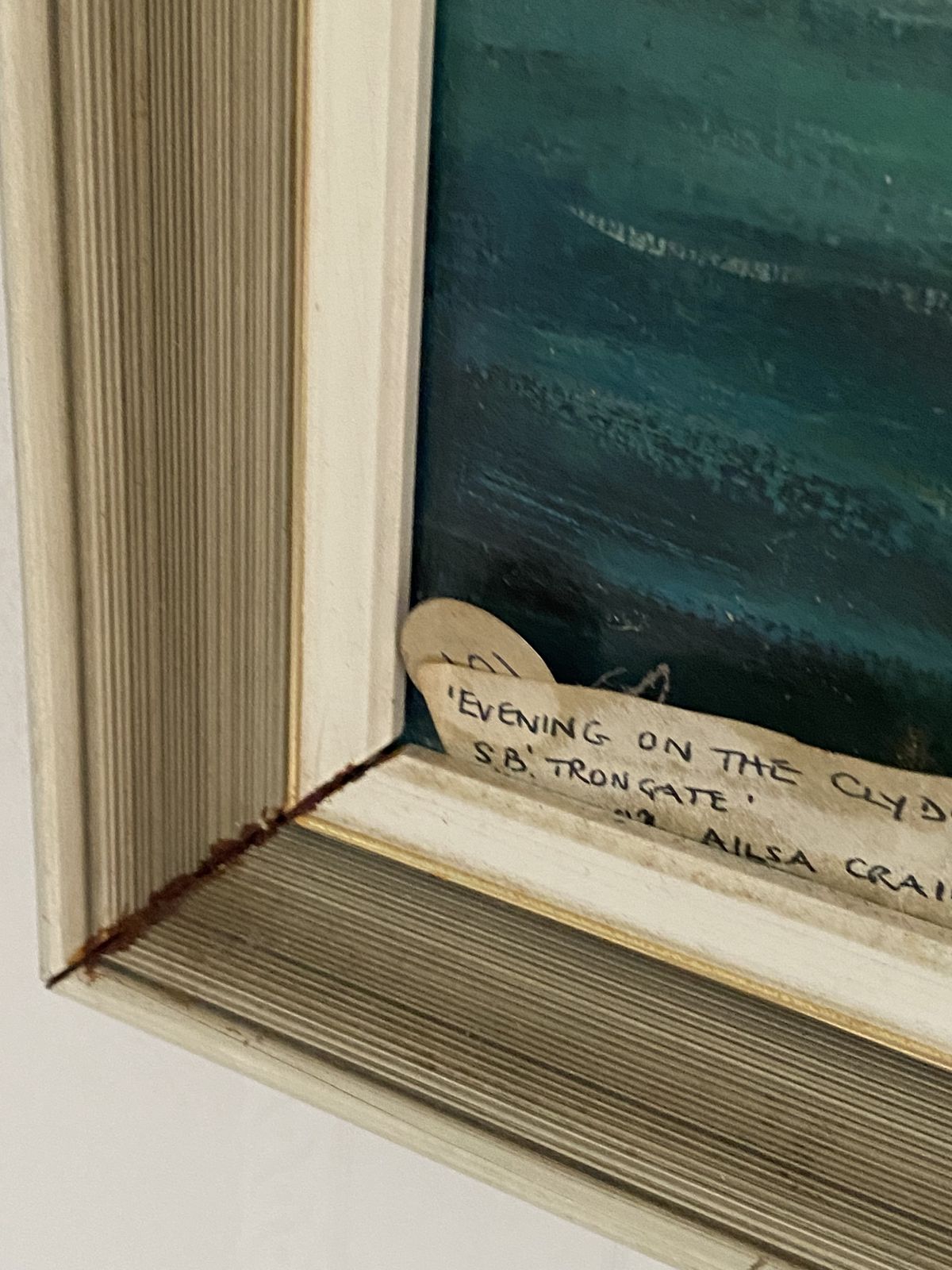 photo furniture A Cumming Scottish Artist, 1970s  Ayrshire Coast