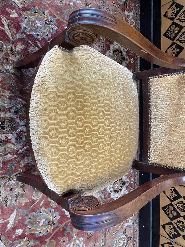 Empire Period Armchair With Crosses photo vinterior