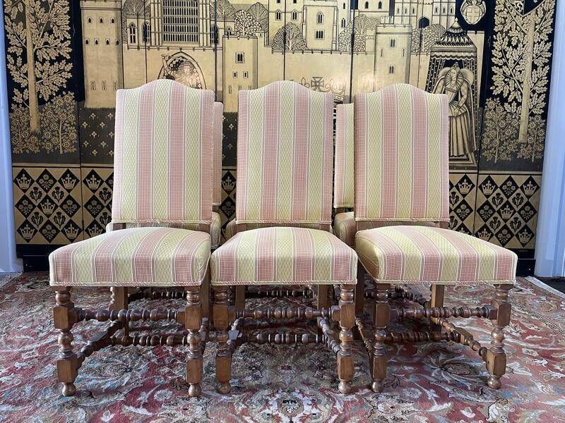 Set Of 6 Louis XIII Style Chairs photo furniture