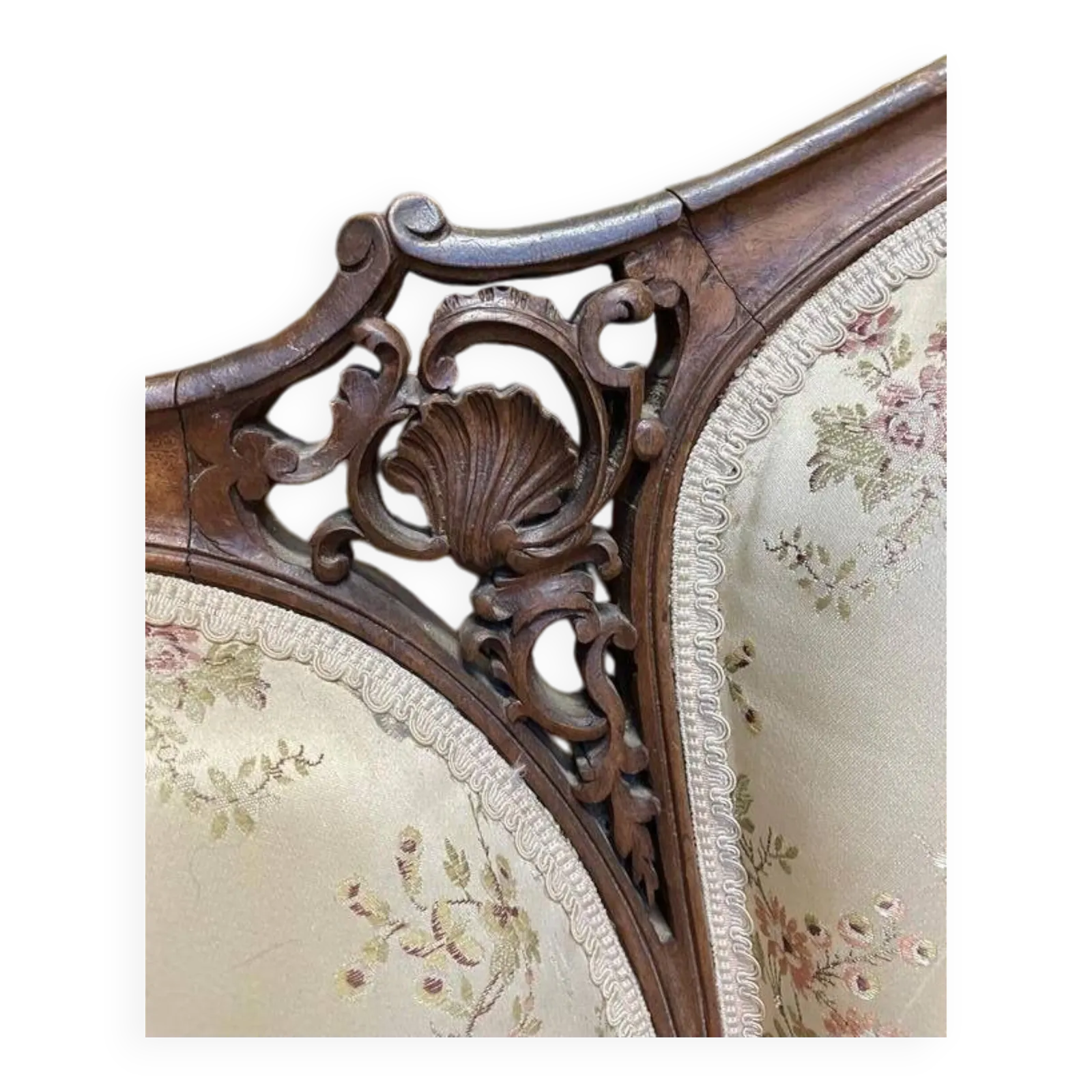 Pair Of Louis XV Rocaille Bergere Armchairs photo furniture